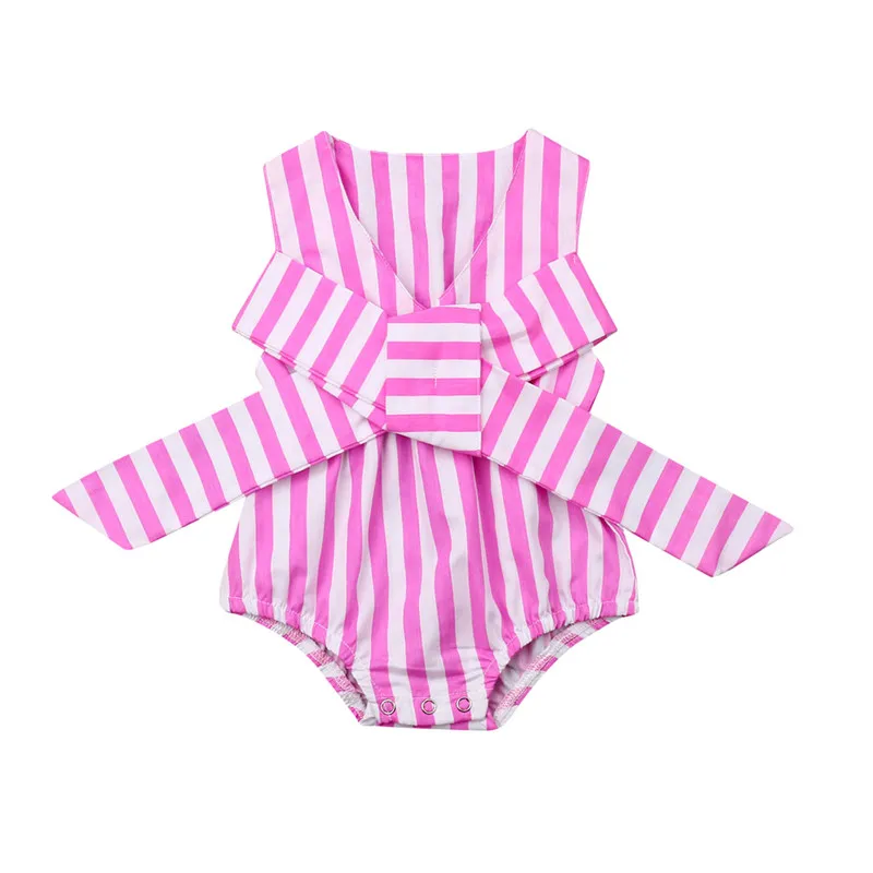 Newborn Baby Girl Striped Romper 2019 New Arrival Bowknot Romper Summer Sleeveless Jumpsuit Pink&White Striped Jumpsuit Outfits
Newborn Baby Girl Striped Romper 2019 New Arrival Bowknot Romper Summer Sleeveless Jumpsuit Pink&White Striped Jumpsuit Outfits