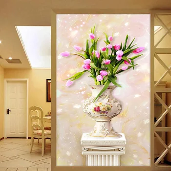 3D Stereo Relief Jade Tulip Vase Wallpaper Roman Column Entrance Mural Living Room Hotel European Style Home Decor Papel Pintado
3D Stereo Relief Jade Tulip Vase Wallpaper Roman Column Entrance Mural Living Room Hotel European Style Home Decor Papel Pintado