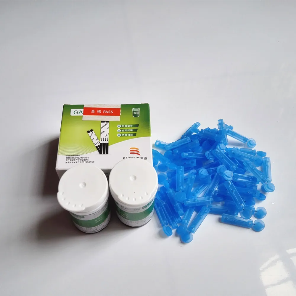 Test strip for SANNUO Blood Glucose meter GA-3 100pcs test strip+100 pcs lancet in seperate packing SANNUO glucometer test strip
Test strip for SANNUO Blood Glucose meter GA-3 100pcs test strip+100 pcs lancet in seperate packing SANNUO glucometer test strip