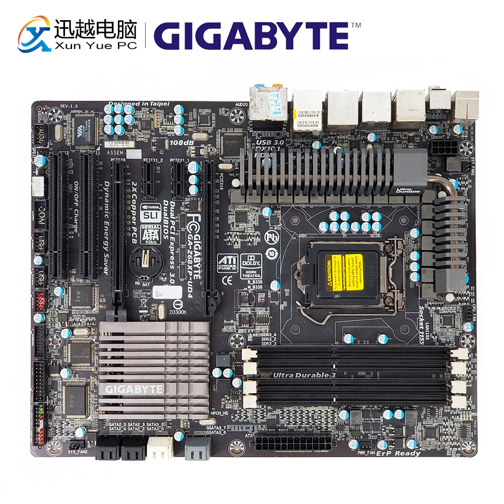 Gigabyte GA-Z68XP-UD4 Desktop Motherboard Z68XP-UD4 Z68 LGA 1155 i3 i5 i7 DDR3 32G SATA3 USB3.0 HDMI ATX
Gigabyte GA-Z68XP-UD4 Desktop Motherboard Z68XP-UD4 Z68 LGA 1155 i3 i5 i7 DDR3 32G SATA3 USB3.0 HDMI ATX