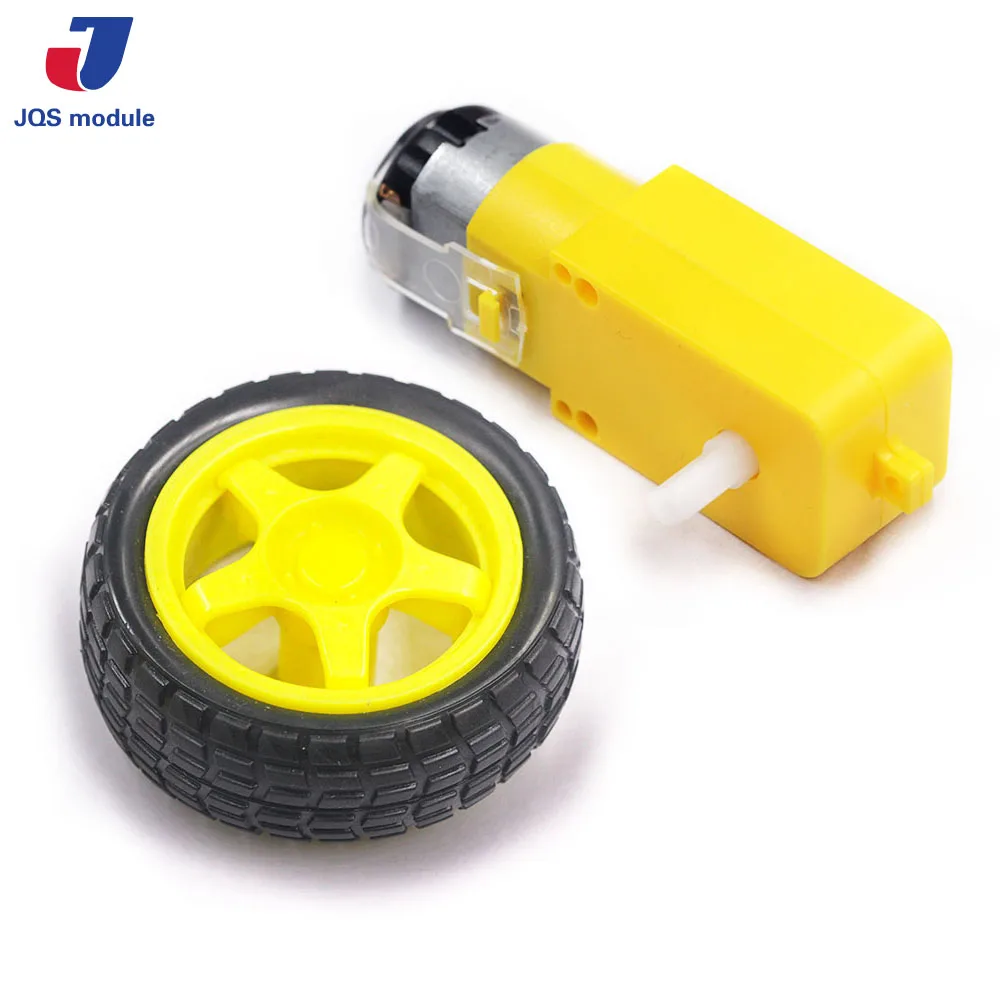 1set TT Motor 130motor with the wheel Smart Car Robot Gear Motor for Arduino DC3V-6V DC Gear Motor
1set TT Motor 130motor with the wheel Smart Car Robot Gear Motor for Arduino DC3V-6V DC Gear Motor