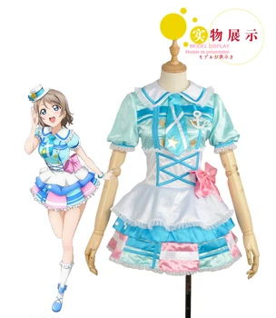 love live cosplay Watanabe You sunshine Aqours cosplay costume Halloween bow uniform stage dress free shipping custom made
love live cosplay Watanabe You sunshine Aqours cosplay costume Halloween bow uniform stage dress free shipping custom made