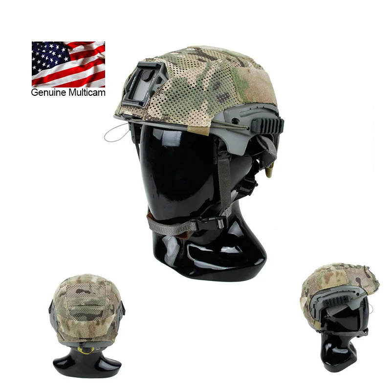 2016 Multicam Cover for TW helmet NVG Cap CP Mesh & Cotton Ripstop Helmet Cover with Loop strap on top
2016 Multicam Cover for TW helmet NVG Cap CP Mesh & Cotton Ripstop Helmet Cover with Loop strap on top