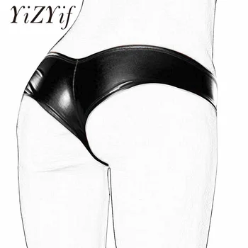 YiZYiF Shiny Underwear Women Panties Wetlook Slip Panties Sexy women Thongs Patent Leather C-String Underwear Thongs For Women
YiZYiF Shiny Underwear Women Panties Wetlook Slip Panties Sexy women Thongs Patent Leather C-String Underwear Thongs For Women