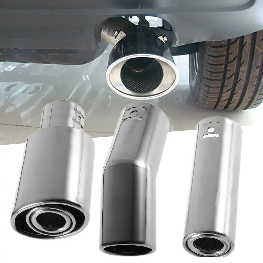 51*140mm Stainless Steel Exhaust Pipe Car Exhaust Muffler for 1.0-1.3L for 1.0-1.3L displacement exhaust pipe tail throat
51*140mm Stainless Steel Exhaust Pipe Car Exhaust Muffler for 1.0-1.3L for 1.0-1.3L displacement exhaust pipe tail throat