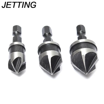 3Pcs Countersink Bore Set 12mm 16mm 19mm 1/4" Hex Shank Wood Plastic Chamfer Bit Drill Bit Tools Wholesale
3Pcs Countersink Bore Set 12mm 16mm 19mm 1/4" Hex Shank Wood Plastic Chamfer Bit Drill Bit Tools Wholesale