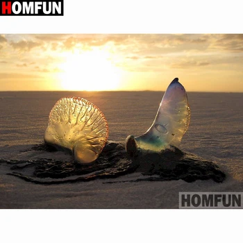 HOMFUN Full Square/Round Drill 5D DIY Diamond Painting "Shell landscape" Embroidery Cross Stitch 5D Home Decor A15801 
HOMFUN Full Square/Round Drill 5D DIY Diamond Painting "Shell landscape" Embroidery Cross Stitch 5D Home Decor A15801