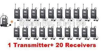 Takstar WTG-500/ WTG 500 UHF Wireless Tour Guide System 6 selectable channels 100m operating range 1Transmitter+20 Receivers
Takstar WTG-500/ WTG 500 UHF Wireless Tour Guide System 6 selectable channels 100m operating range 1Transmitter+20 Receivers