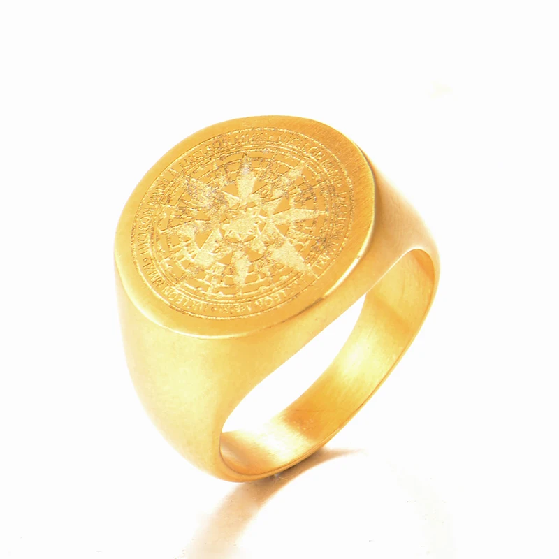 2018 Fashion Jewelry Simple Design Compass Ring For Men Women Gold Color Graduate Gift Retro Rings Size 7-13 VR244
2018 Fashion Jewelry Simple Design Compass Ring For Men Women Gold Color Graduate Gift Retro Rings Size 7-13 VR244