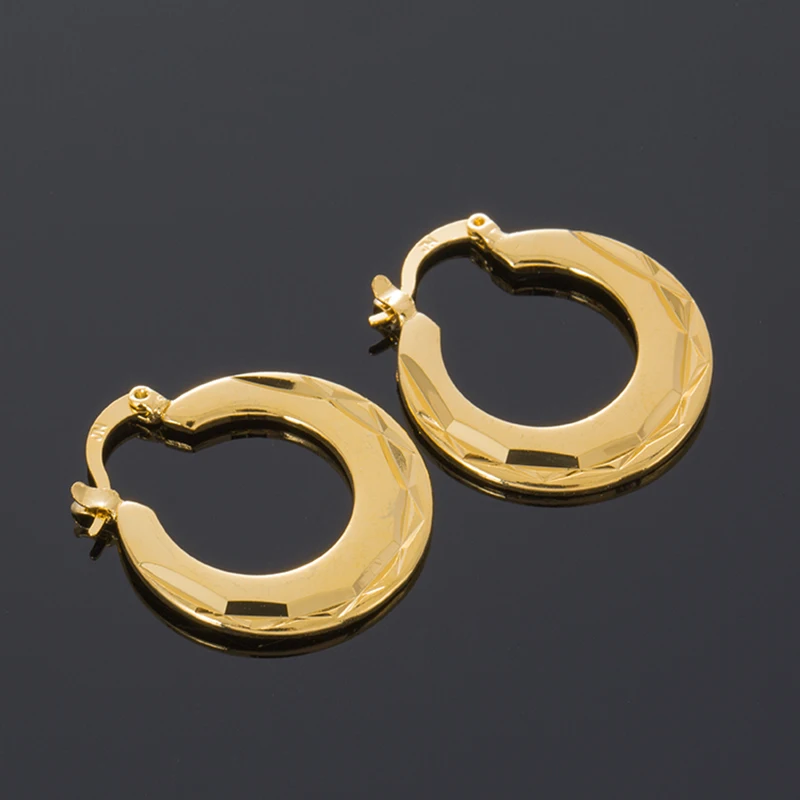 2.5cm Africa Fashion Jewelry Gold color Round Ethiopian Earrings ,Indonesia,Nigeria,Congo,arab for Women Wedding Gift
2.5cm Africa Fashion Jewelry Gold color Round Ethiopian Earrings ,Indonesia,Nigeria,Congo,arab for Women Wedding Gift