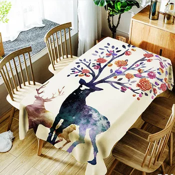Cartoon Elk Pattern Beautiful Decoration Table Cloth Cotton Linen Rectangle Tablecloth Dining Table Cover For Kitchen Home
Cartoon Elk Pattern Beautiful Decoration Table Cloth Cotton Linen Rectangle Tablecloth Dining Table Cover For Kitchen Home