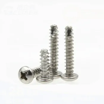 20PCS M2 M2.2 M2.6 M3 M4 304 Stainless Steel Round Head Cross Cutting Tail Self-tapping Screws PT Slotted Self-tapping Screws
20PCS M2 M2.2 M2.6 M3 M4 304 Stainless Steel Round Head Cross Cutting Tail Self-tapping Screws PT Slotted Self-tapping Screws