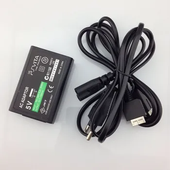 High Quality AC adapter For PSVITA PSV power adapter with USB cable Charger adapter for ps vita US plus and EU plus
High Quality AC adapter For PSVITA PSV power adapter with USB cable Charger adapter for ps vita US plus and EU plus