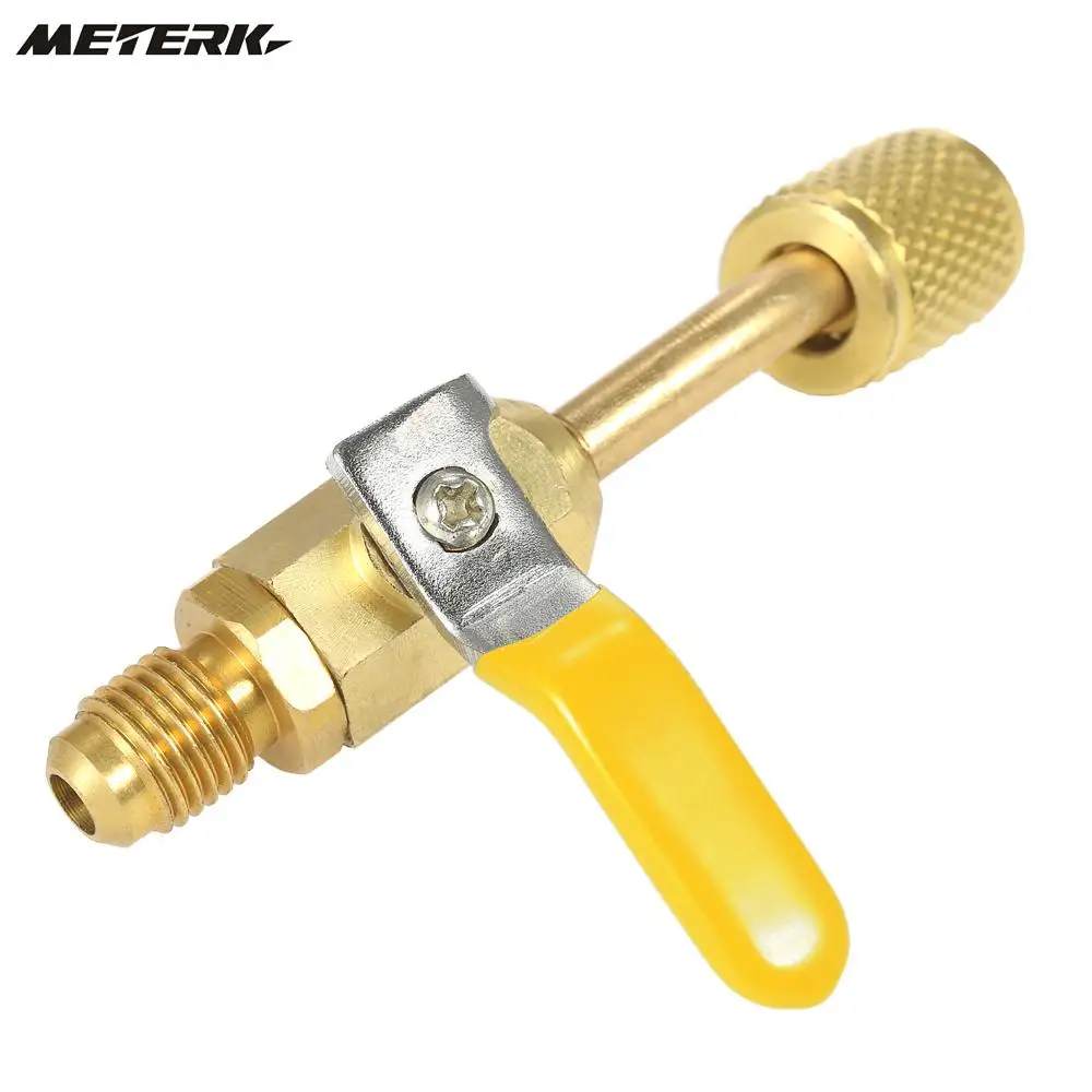 Refrigerant 1PC Color Coded R410A R134A Shut Valve for AC HVAC Refrigeration Charging Hoses
Refrigerant 1PC Color Coded R410A R134A Shut Valve for AC HVAC Refrigeration Charging Hoses