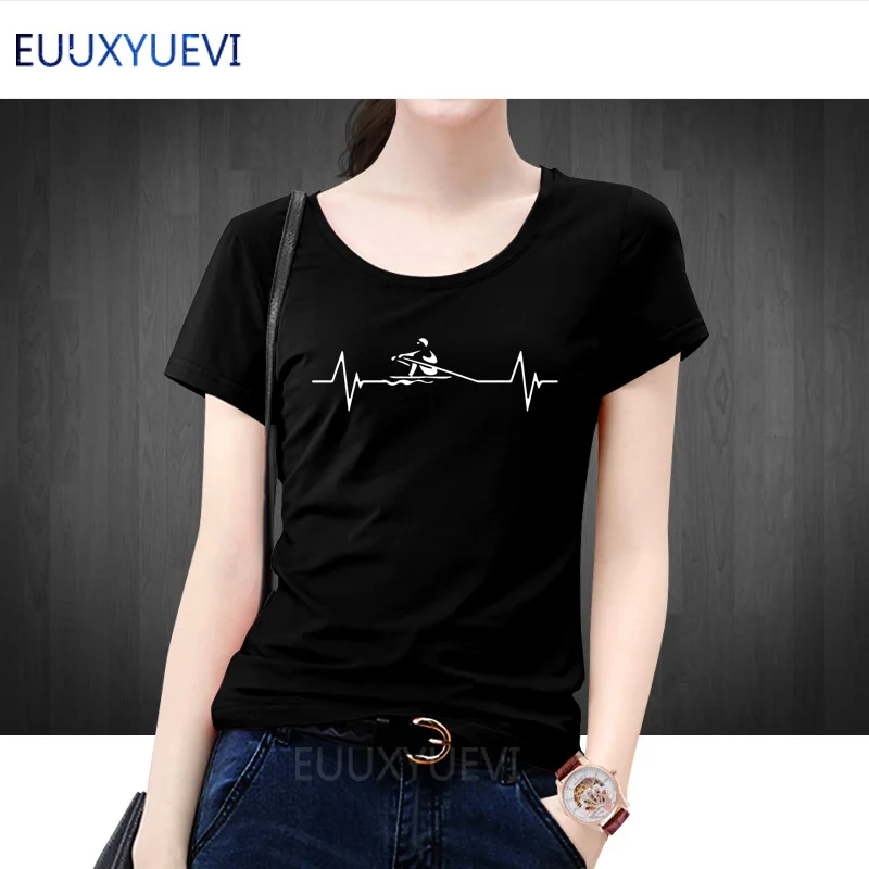 Summer New Heartbeat of Rowing T Shirt Women Short Sleeve Fashion Kayaking T-shirt O-neck women's Funny Canoeing Tshirt EUU-992
Summer New Heartbeat of Rowing T Shirt Women Short Sleeve Fashion Kayaking T-shirt O-neck women's Funny Canoeing Tshirt EUU-992
