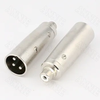 5pcs/lot J3P 3 Pin XLR Male To K RCA Female Socket 3 Pole Cannon Female To Lotus Plug
5pcs/lot J3P 3 Pin XLR Male To K RCA Female Socket 3 Pole Cannon Female To Lotus Plug