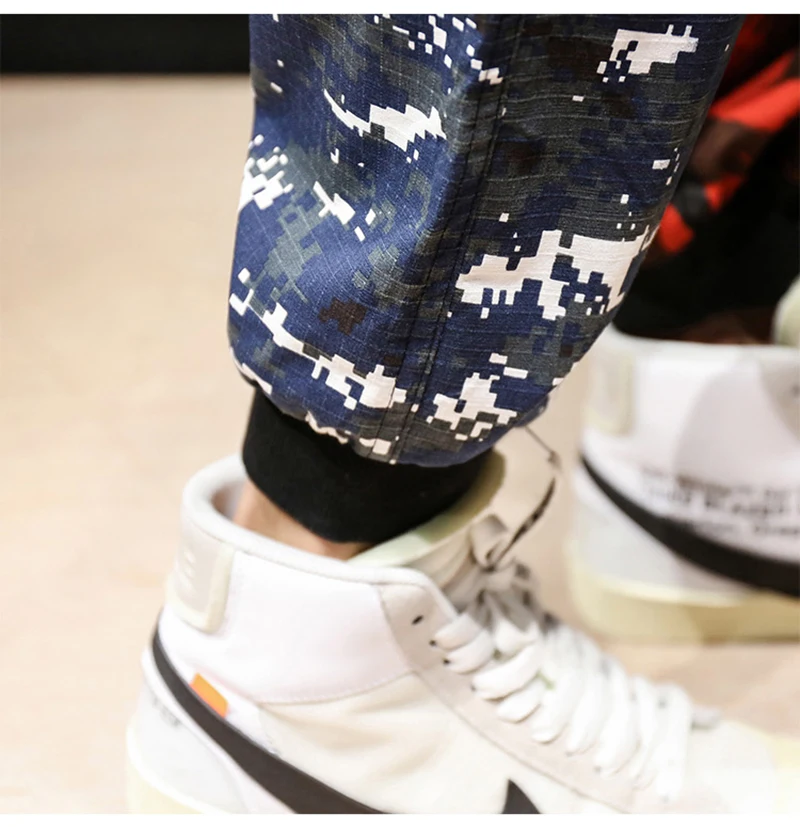 Camo Pants Man Hip Hop Ankle (21)