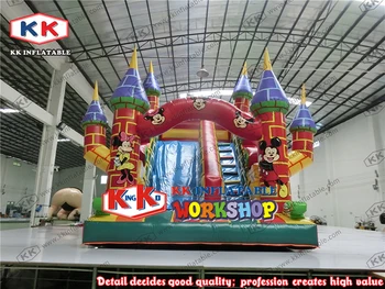 4*6m Children's dry slide Cartoon slide and Castle combination China manufacturer of inflatable slide
4*6m Children's dry slide Cartoon slide and Castle combination China manufacturer of inflatable slide