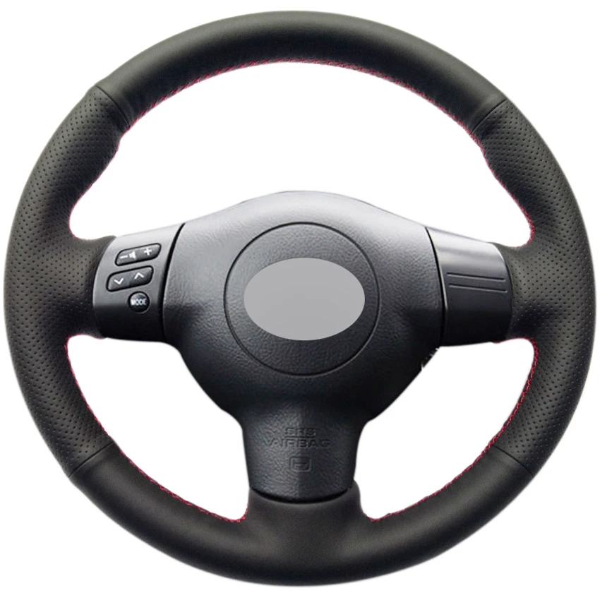 Black PU Faux Leather DIY Hand-stitched Car Steering Wheel Cover for Toyota Corolla 2004-2006 Caldina 2002-2007 RAV4 (US) 2005
Black PU Faux Leather DIY Hand-stitched Car Steering Wheel Cover for Toyota Corolla 2004-2006 Caldina 2002-2007 RAV4 (US) 2005