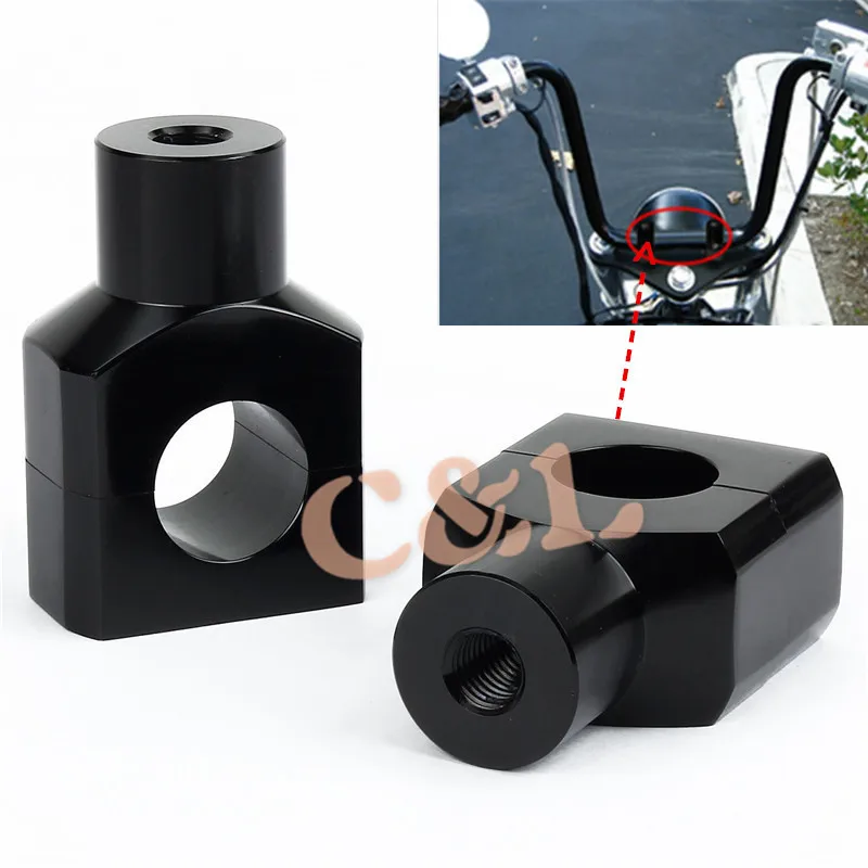 1" Motorcycle Handlebar Shorty Risers Clamp 25mm Fit For Honda Shadow VLX 600 VTX1800 ACE 750
1" Motorcycle Handlebar Shorty Risers Clamp 25mm Fit For Honda Shadow VLX 600 VTX1800 ACE 750