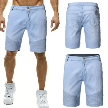 Men's Denim Shorts Good Quality Short Jeans Men Cotton Solid Straight Short Jeans Male Blue Casual Short Jeans
Men's Denim Shorts Good Quality Short Jeans Men Cotton Solid Straight Short Jeans Male Blue Casual Short Jeans