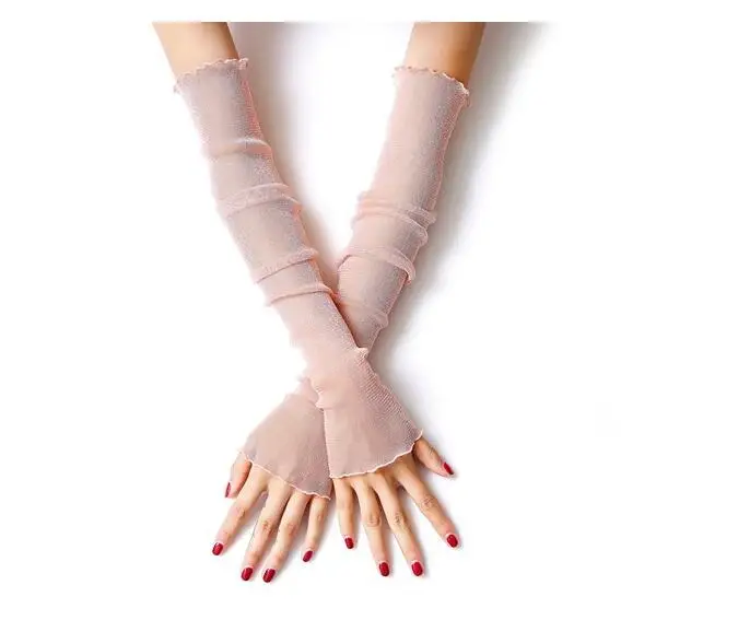 Fashion Girl Fingerless Arm Warmth Thin Stretch Long Finger Driving Gloves Women Elegant Dating Sleeve Gloves
Fashion Girl Fingerless Arm Warmth Thin Stretch Long Finger Driving Gloves Women Elegant Dating Sleeve Gloves