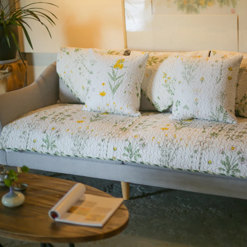 1 Piece Pastoral Sofa Slipcover Multi Function Cotton Non-slip Sofa Armrest Cover for Living Room L-shaped Sofa Towel
1 Piece Pastoral Sofa Slipcover Multi Function Cotton Non-slip Sofa Armrest Cover for Living Room L-shaped Sofa Towel