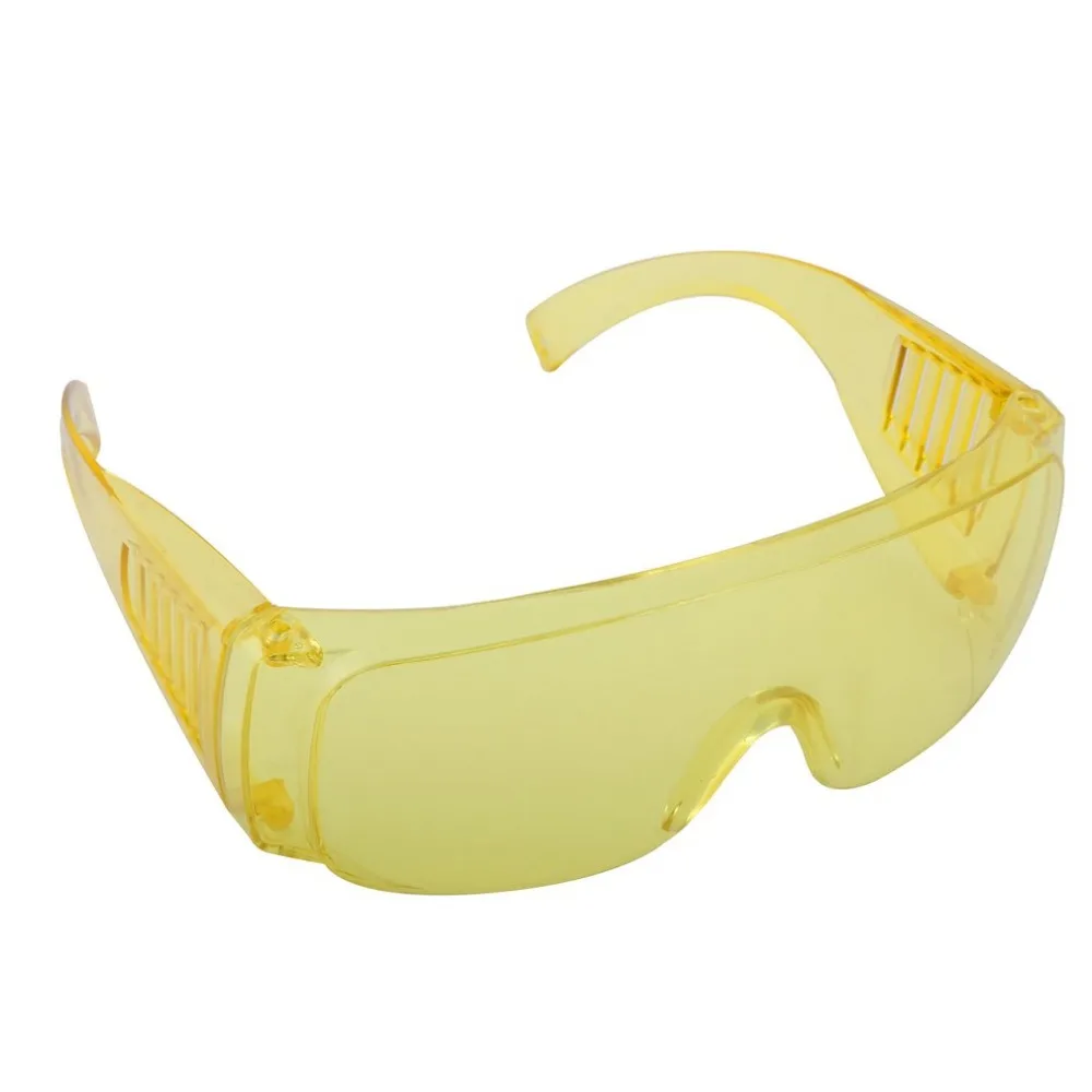 Occhiali di sicurezza laser per Viola/Blu 200-450/800-2000nm Assorbimento rotonda occhiali di protezione laser protettivi Occhiali Occhiali telaio nero e lente blu 