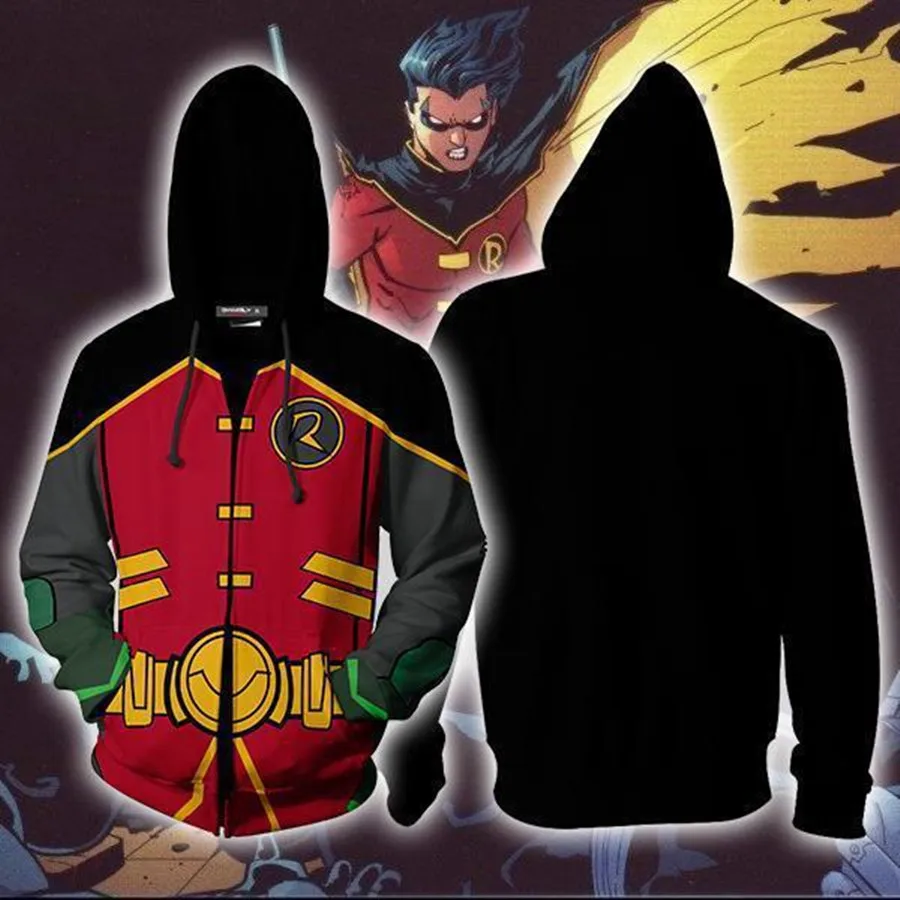 Batman Robin Sweatshirts Hoodie Anime Jackets Man Women Top Coat Cosplay Costume
Batman Robin Sweatshirts Hoodie Anime Jackets Man Women Top Coat Cosplay Costume