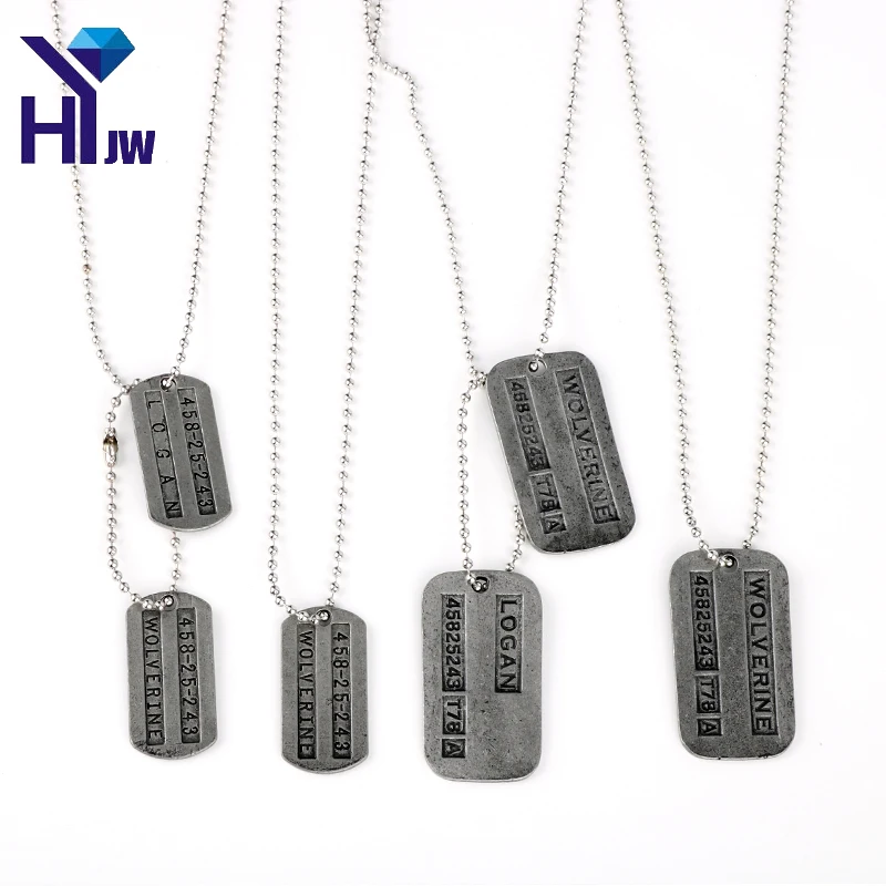 Hot Movies Pendant Necklace X-Men The Wolverines Logan Logo Letters Chain Necklace Vintage Antique Silver X Man Jewelry
Hot Movies Pendant Necklace X-Men The Wolverines Logan Logo Letters Chain Necklace Vintage Antique Silver X Man Jewelry