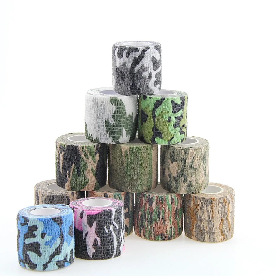 Cotton Camouflage Kinesiology Tape Waterproof Sport Self Adhesive Tape Elastic Bandage For Wrist Ankle Knee Elbow kinesiologico
Cotton Camouflage Kinesiology Tape Waterproof Sport Self Adhesive Tape Elastic Bandage For Wrist Ankle Knee Elbow kinesiologico