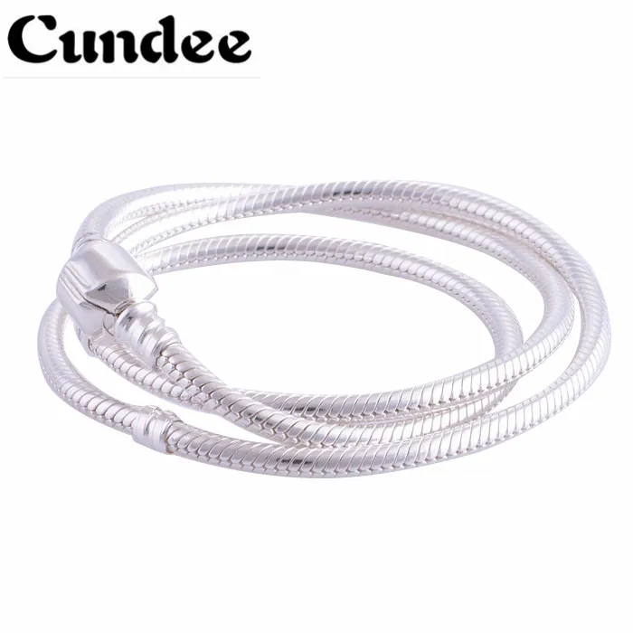 45-50CM 925 Sterling Silver Clasp Snake Necklace Chain Fit European Charm Bracelets Necklaces DIY Jewelry 
45-50CM 925 Sterling Silver Clasp Snake Necklace Chain Fit European Charm Bracelets Necklaces DIY Jewelry