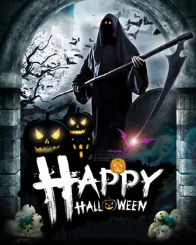 150x300cm Photography Backdrop Celebration Happy Halloween Party Art Photo Backgrounds Vinyl Backdrops
150x300cm Photography Backdrop Celebration Happy Halloween Party Art Photo Backgrounds Vinyl Backdrops