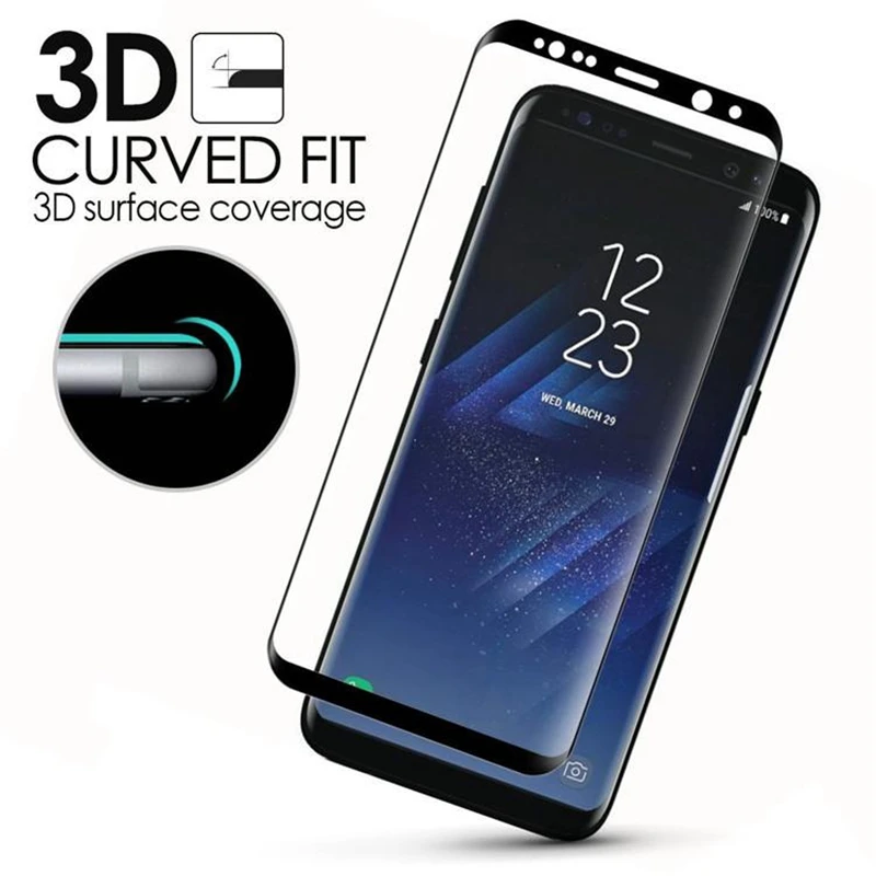 100pcs For S8 S8plus Note 8 Full Cover Curved Glass S6 S7 Edge 3D Curved Screen Protector tempered glass With Retailbox
100pcs For S8 S8plus Note 8 Full Cover Curved Glass S6 S7 Edge 3D Curved Screen Protector tempered glass With Retailbox
