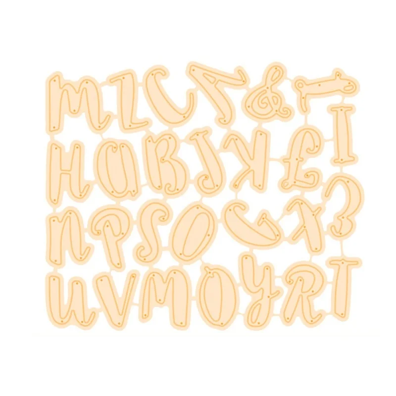 Naifumodo Lowercase Alphabet Metal Cutting Dies New Brush Script Uppercase ABC Letter Dies for DIY Scrapbooking Album Card Make
Naifumodo Lowercase Alphabet Metal Cutting Dies New Brush Script Uppercase ABC Letter Dies for DIY Scrapbooking Album Card Make