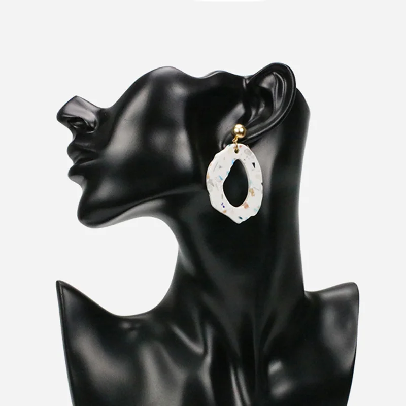 Irregular Design Marble Stone Earring For Women Hallow Colorful Ear Drop Ring Lady Casual Ear Jewelry Girls Earring Gift Present
Irregular Design Marble Stone Earring For Women Hallow Colorful Ear Drop Ring Lady Casual Ear Jewelry Girls Earring Gift Present