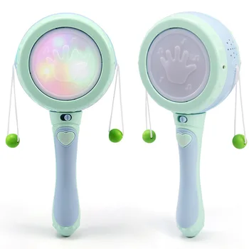 2018 New Electric rattle Luminescent music newborn baby rattle Double hand drum rattles infant puzzle toys baby gift
2018 New Electric rattle Luminescent music newborn baby rattle Double hand drum rattles infant puzzle toys baby gift