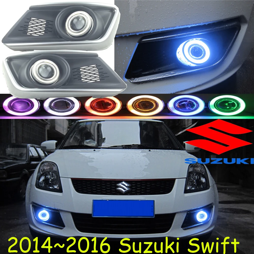 

car bumper headlight for Suzuki Swift fog projector lens light 2014~2016y car accessories CCFL swift headlamp