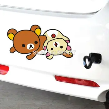 10 x Newest Car Styling Car Cover Cartoon Bear Rilakkuma Car Sticker Decal for Toyota Chevrolet Volkswagen Tesla Honda Ford Lada 
10 x Newest Car Styling Car Cover Cartoon Bear Rilakkuma Car Sticker Decal for Toyota Chevrolet Volkswagen Tesla Honda Ford Lada