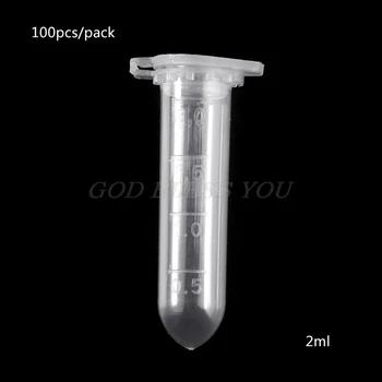100Pcs 2ml Clear Plastic Vials Container Snap Cap Centrifuge Tubes Vials Sample Lab Container Drop Shipping
100Pcs 2ml Clear Plastic Vials Container Snap Cap Centrifuge Tubes Vials Sample Lab Container Drop Shipping