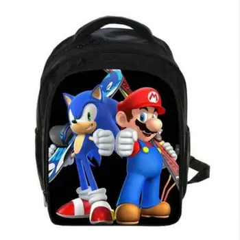 New Fashion children's cartoon backpack pupils burden breathable shoulders bag Super Mario schoolbag Anime school bags 13 inch
New Fashion children's cartoon backpack pupils burden breathable shoulders bag Super Mario schoolbag Anime school bags 13 inch