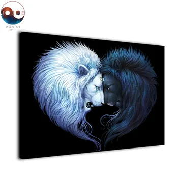 HD printed 1 panel canvas painting lion love Brotherhood Black by JoJoes Art wall pictures for living room posters and prints
HD printed 1 panel canvas painting lion love Brotherhood Black by JoJoes Art wall pictures for living room posters and prints