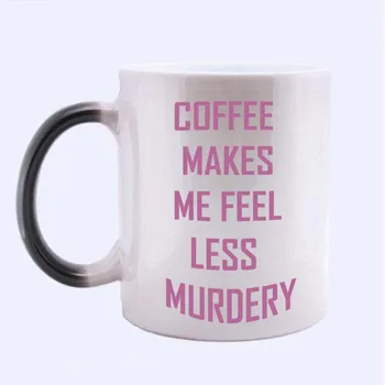 Magic Mug Coffee Makes Me Feel Less Heat Sensitive Coffee/Tea Cup Morphing Mug Ceramic Coffee Mug Color Changing Cup Novelty Fa
Magic Mug Coffee Makes Me Feel Less Heat Sensitive Coffee/Tea Cup Morphing Mug Ceramic Coffee Mug Color Changing Cup Novelty Fa