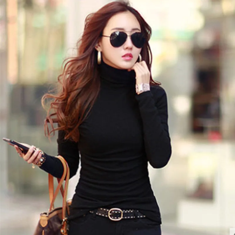 Women'S Spring Autumn High Collar Bottoming Tee Shirt Plus Velvet Warm Clothing Plus Velvet T-Shirt 12 Colors 17-9E
Women'S Spring Autumn High Collar Bottoming Tee Shirt Plus Velvet Warm Clothing Plus Velvet T-Shirt 12 Colors 17-9E