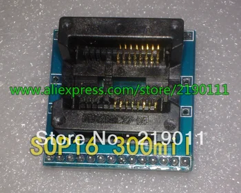 SOP16 TO DIP16 SOP16 TURN DIP16 SOP16 programmer IC Adapter wide 300mil 25 series 16pin chip
SOP16 TO DIP16 SOP16 TURN DIP16 SOP16 programmer IC Adapter wide 300mil 25 series 16pin chip