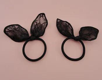 10PCS Black Filigree Lace Rabbit Ears Elastic Hair bands ponytail holders hair hair ties for kids girls accessories
10PCS Black Filigree Lace Rabbit Ears Elastic Hair bands ponytail holders hair hair ties for kids girls accessories