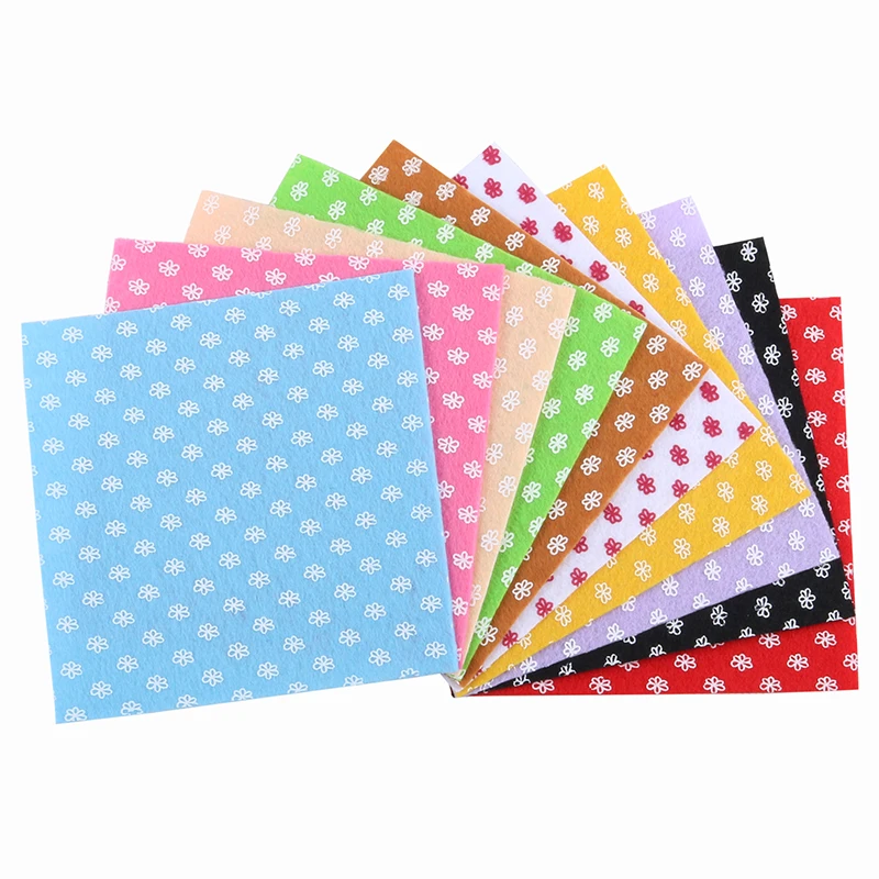 Nanchuang 1mm Thickness Flowers Printed Non Woven Felt Fabric For DIY Handmade Sewing Doll&Crafts Material 10Pcs/Pack 30x30cm
Nanchuang 1mm Thickness Flowers Printed Non Woven Felt Fabric For DIY Handmade Sewing Doll&Crafts Material 10Pcs/Pack 30x30cm