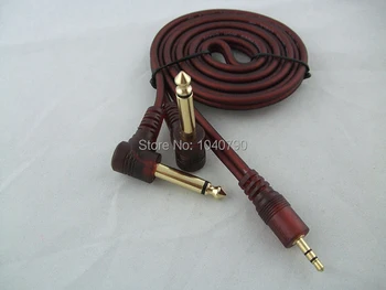 3.5 to two 6.3 6.35 6.5 Bend lines to audio computer mixer Audio signal lines cable 1.5M 4.8ft
3.5 to two 6.3 6.35 6.5 Bend lines to audio computer mixer Audio signal lines cable 1.5M 4.8ft