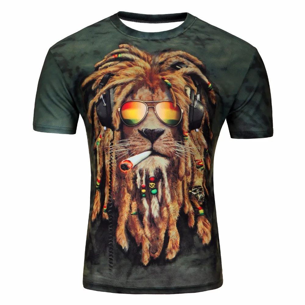 2017 Summer Style Animal Creative T-Shirt Lightning/smoke lion/lizard/water droplets/Mushroom cloud 3d printed T Shirt M-4XL
2017 Summer Style Animal Creative T-Shirt Lightning/smoke lion/lizard/water droplets/Mushroom cloud 3d printed T Shirt M-4XL