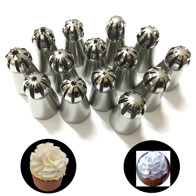 1PC Russian spherical Ball Stainless Steel Icing Piping Nozzle Pastry Tips Fondant Cupcake Baking Tool Sphere Shape Cream
1PC Russian spherical Ball Stainless Steel Icing Piping Nozzle Pastry Tips Fondant Cupcake Baking Tool Sphere Shape Cream
